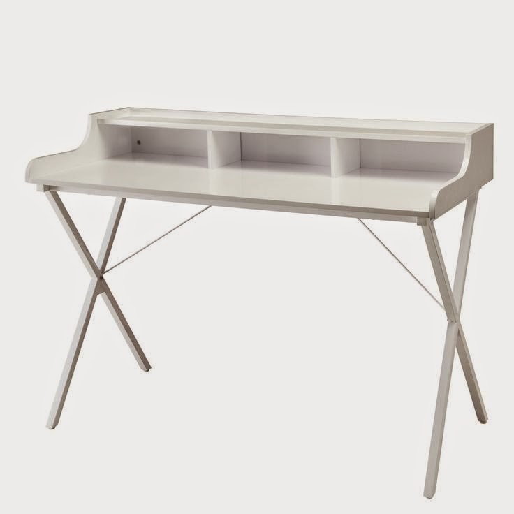 Designing Domesticity 6 White Gloss Desks Under 200