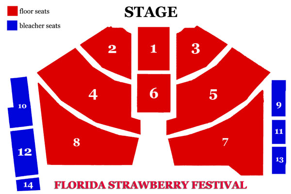 Seating Chart Strawberry Festival Concerts