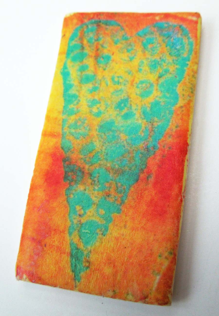 Inky Dinky Doodle Image transfers on polymer clay