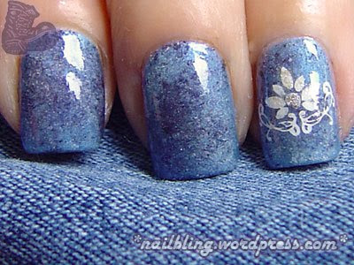 Slightly Better Denim Nails