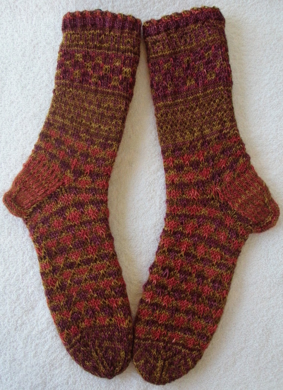 French Market SocksA Complete Pair Ann Budd Knits