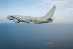 PMA- 290 conducted initial torpedo release tests to verify safe separation of the MK 54 weapon from the P-8A. P8-A torpedo drop