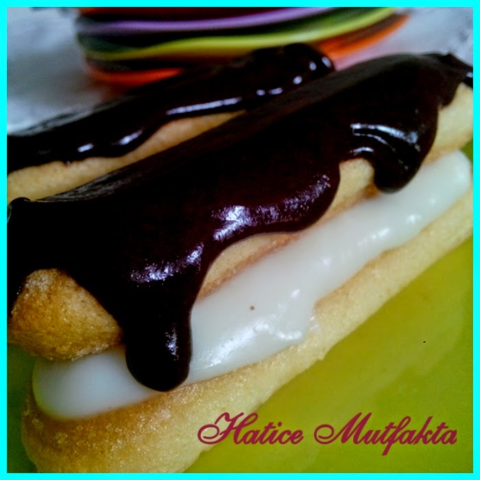 Hatice Mutfakta Kedidili Bisküviden Kolay Ekler Pasta