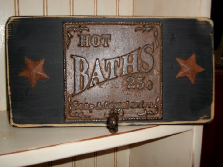 Black Cast Iron "Bath Hook"