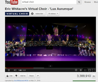 http://www.youtube.com/watch?v=D7o7BrlbaDs Virtual Choir