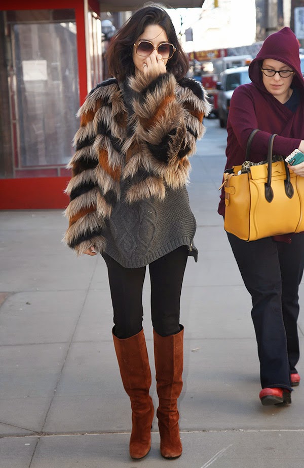 vanessa hudgens winter outfits