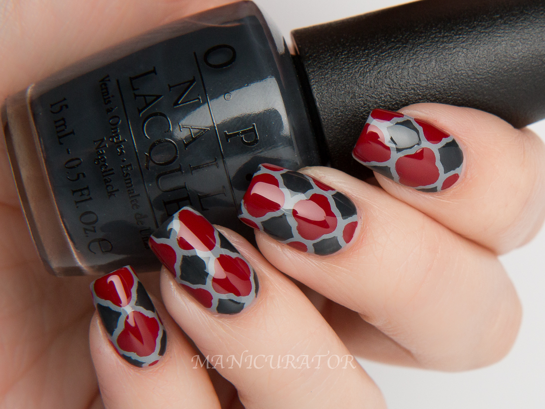 OPI 50 Shades of Grey Cement the Deal, Romantically Involved, Dark