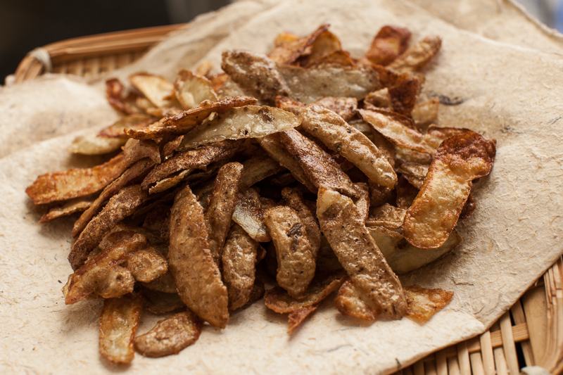 a bag of wisdom Cripsy Potato Skin Chips