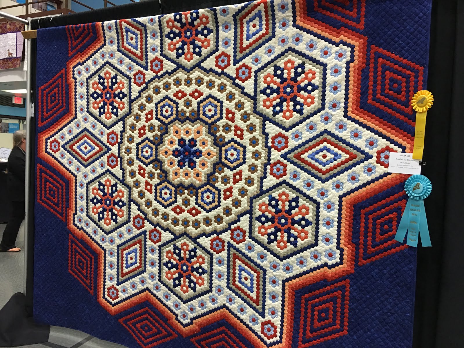 Barrister's Block Maine quilt show pictures
