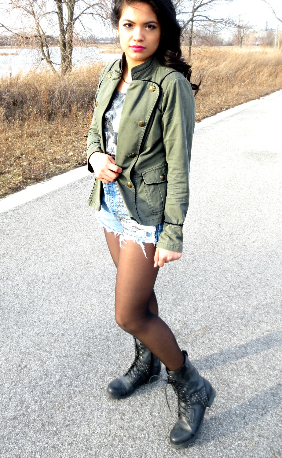 curves and combat boots