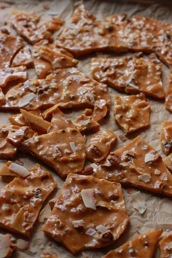 Stir & Scribble Coconut Pecan Toffee & Coconut Caramel Sauce