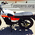 Asiento de moto con tapizado acolchado