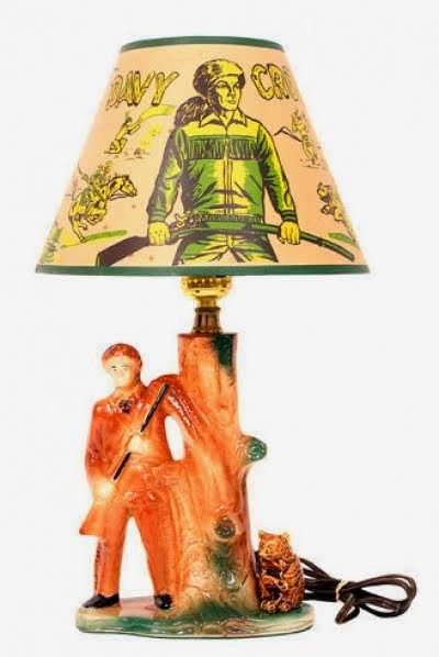 Davy Crockett Lamp