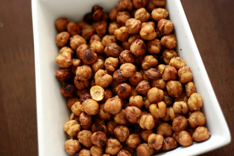 The College Veggie Roasted Garbanzo Beans & FeeFiFoFiber!