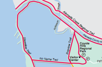 Coyote Hills Regional Park Map Walking San Francisco Bay: Coyote Hills Regional Park - June 23, '11