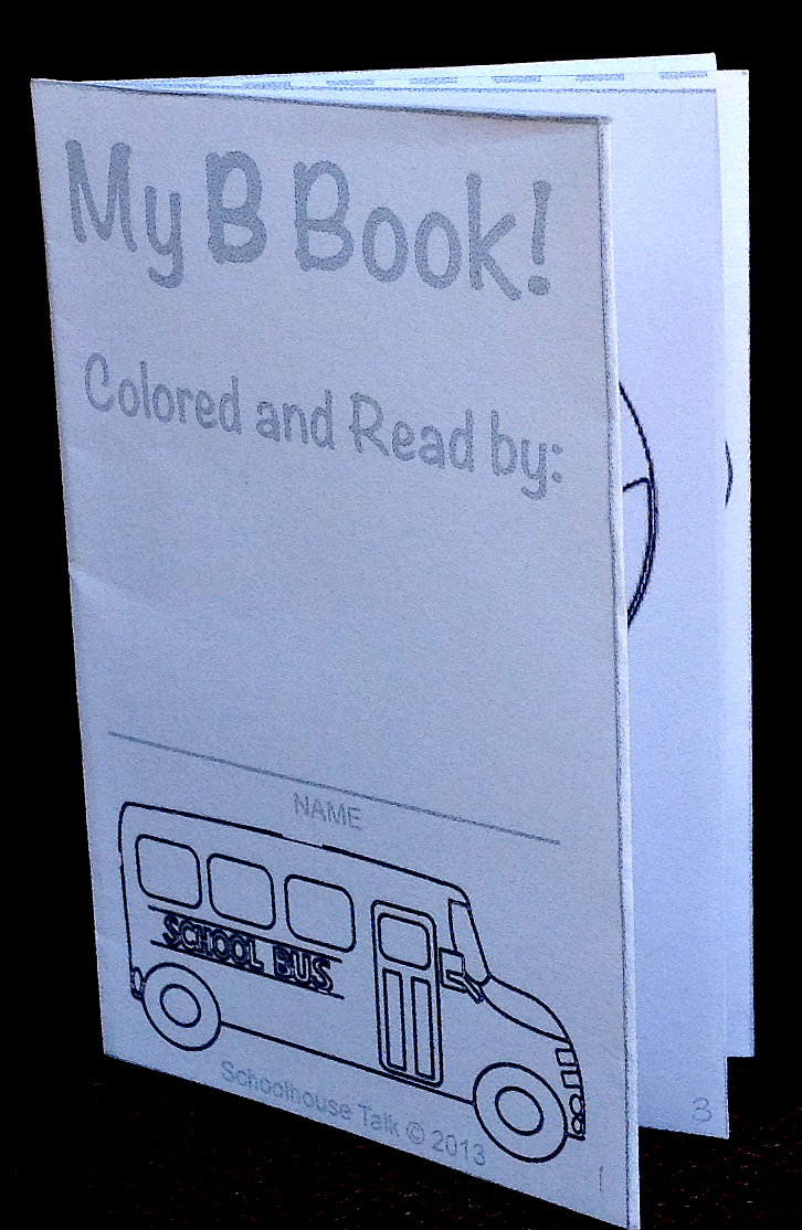 Schoolhouse Talk! IttyBitty Books for Articulation Practice P, B, M set