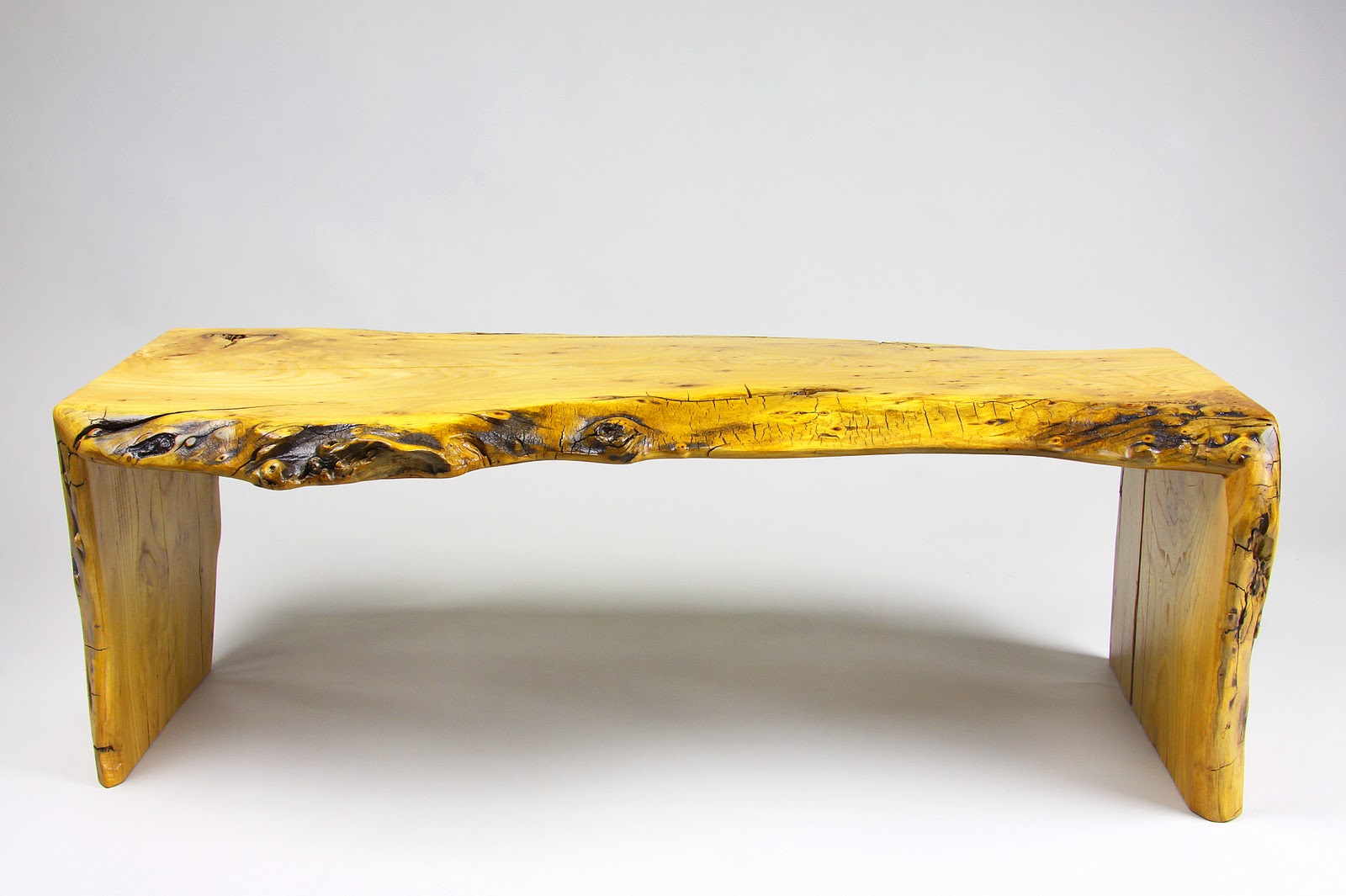 Elm Slab Coffee Table Wood Salvaged From Sacramento, CA SMITHSON