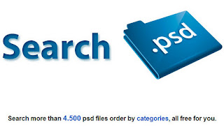 search psd logo with search box