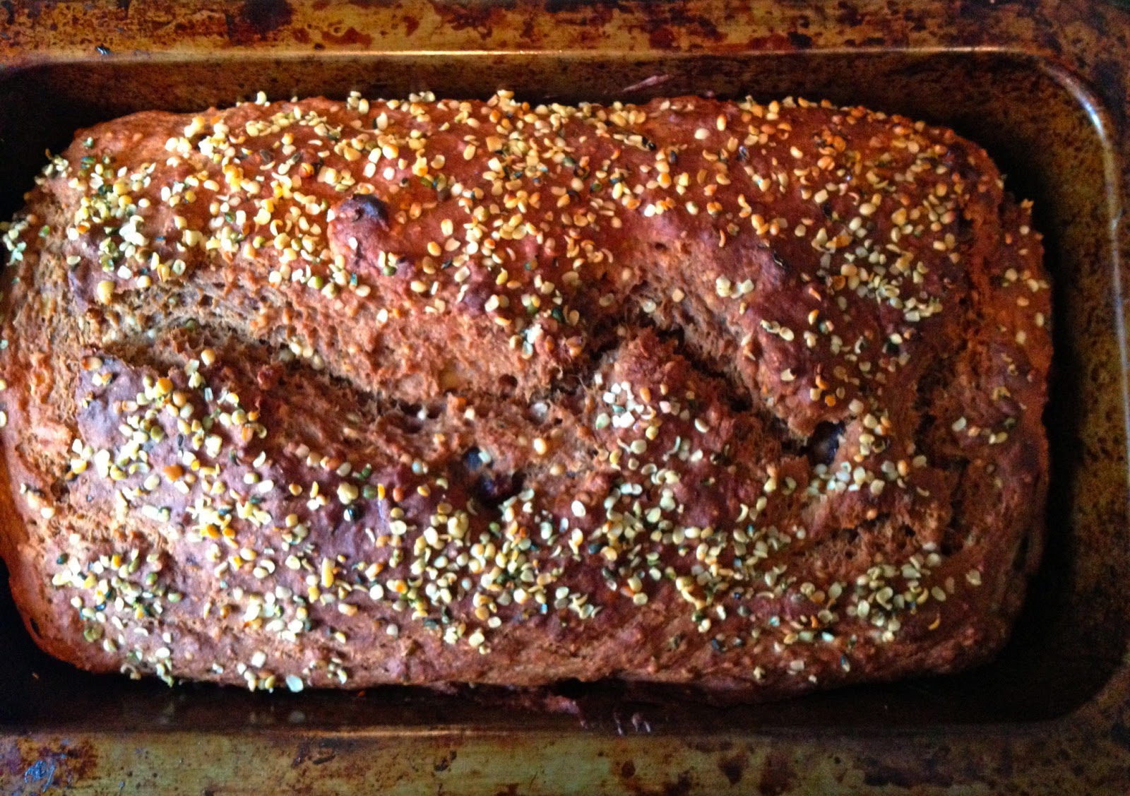 A New Hope Banana and hemp seed bread