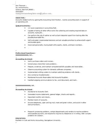 accountant lamp picture accountant sample cv bank clerk cv