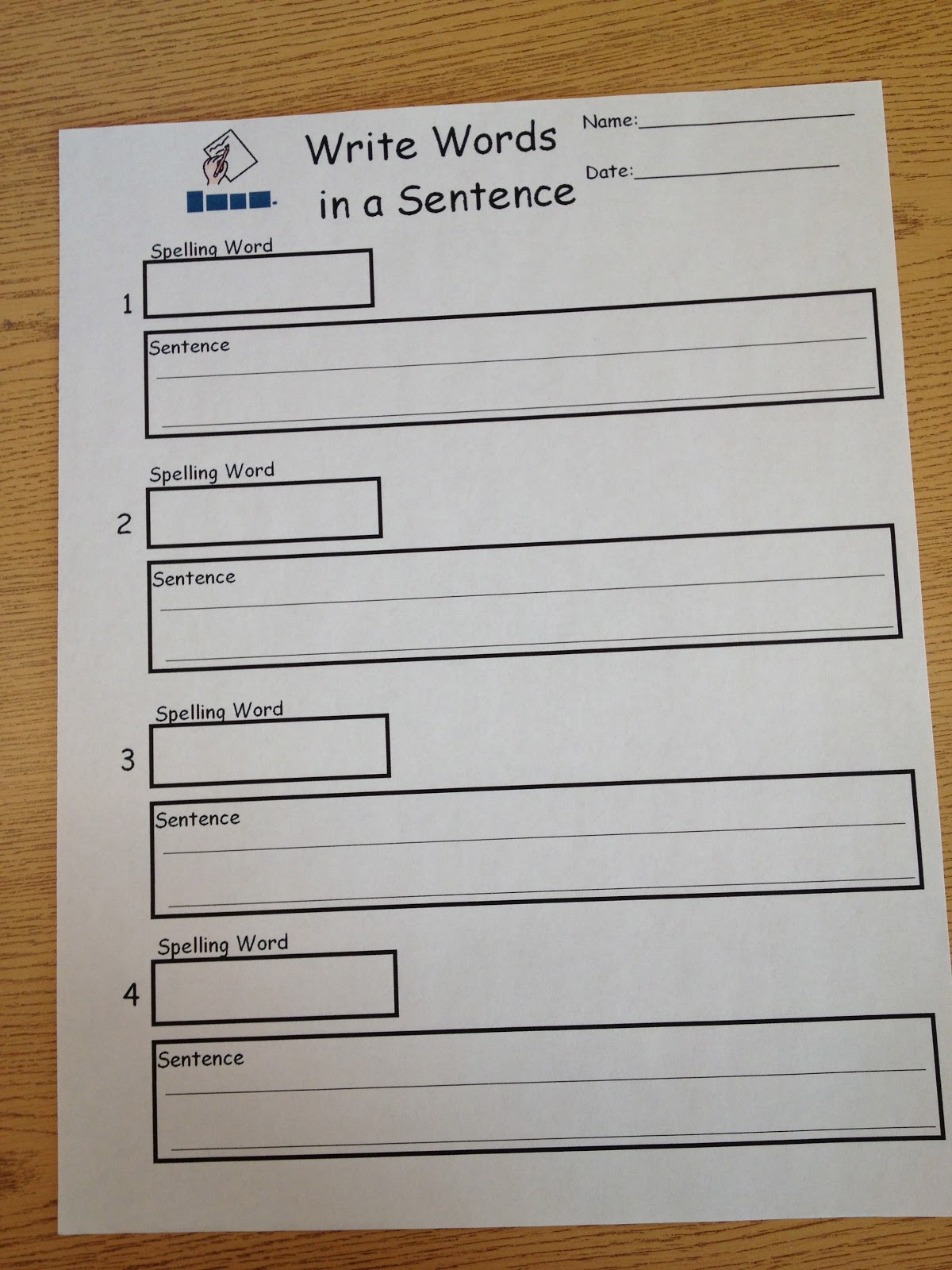 Cut and paste sentences pdf image