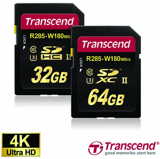 Transcend SDHC/SDXC UHS-II U3 SD Card