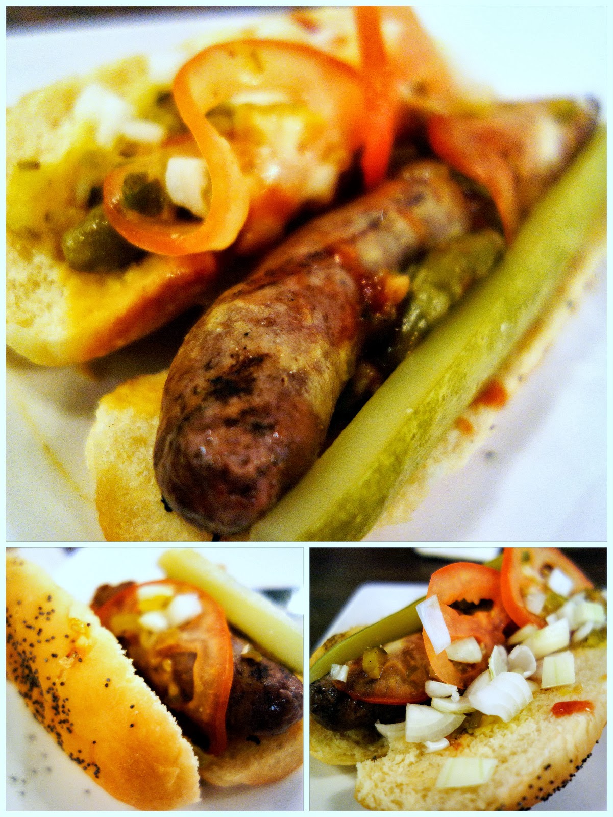 Hot Dogs with Pickle and Parsley Relish Hot Dogs with Pickle and Parsley Relish