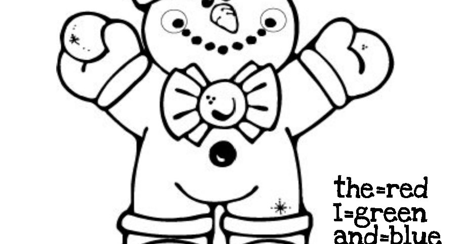 Freebielicious: Color by Sight Words!