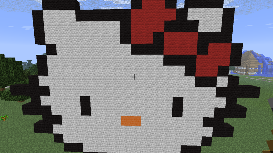 Hello Kitty on Minecraft Hello Kitty Forever