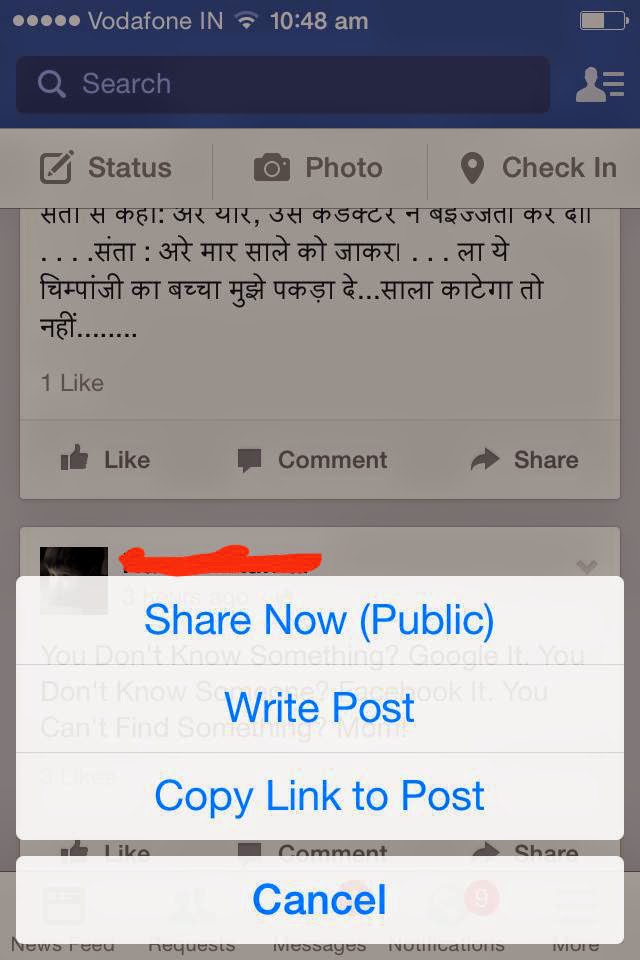 how to copy a post on facebook