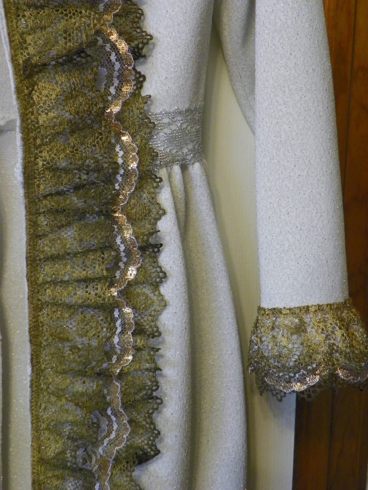 Lazy Days and Sundays Spray painted lace