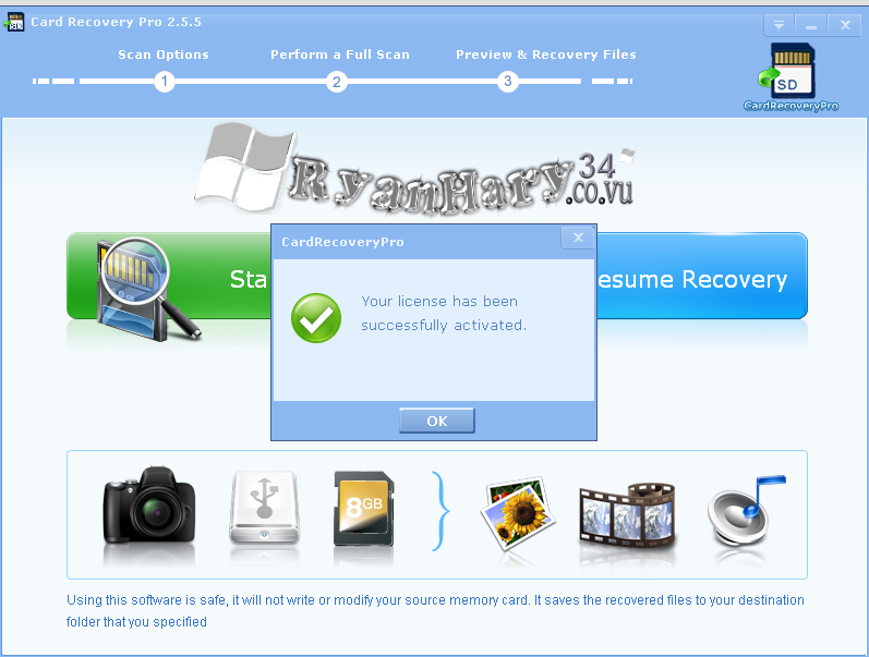 Memory card video recovery software full version