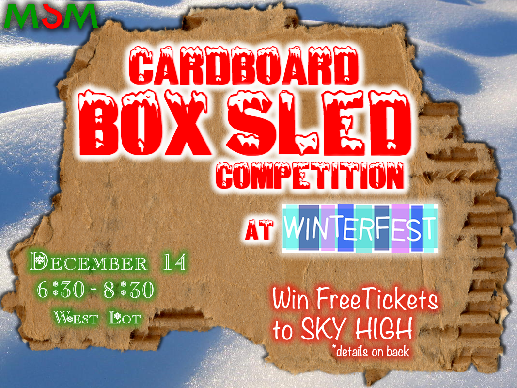 Cardboard Box Sleds