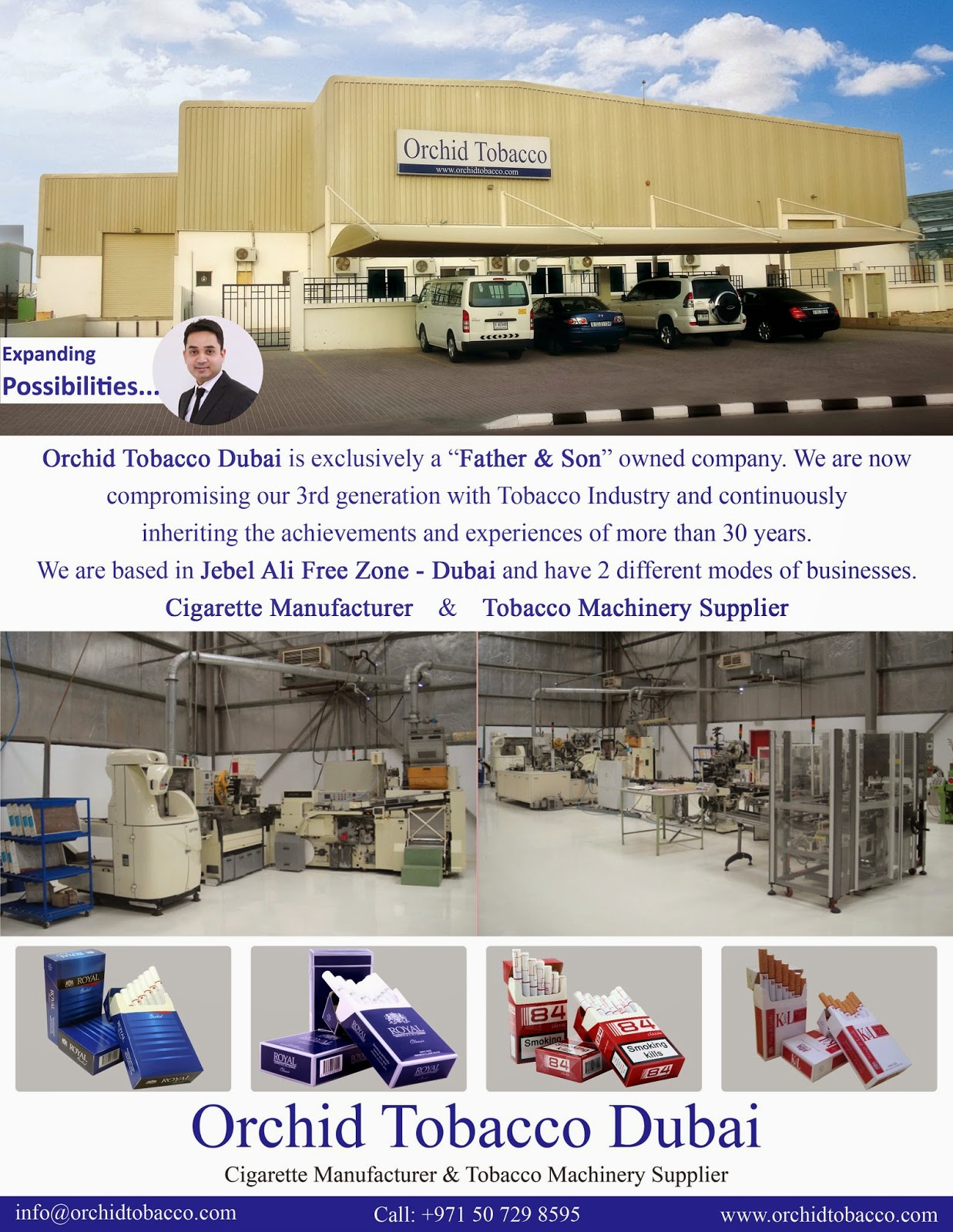 Top Cigarette Brands Orchid Tobacco is a Cigarette Manufacturing