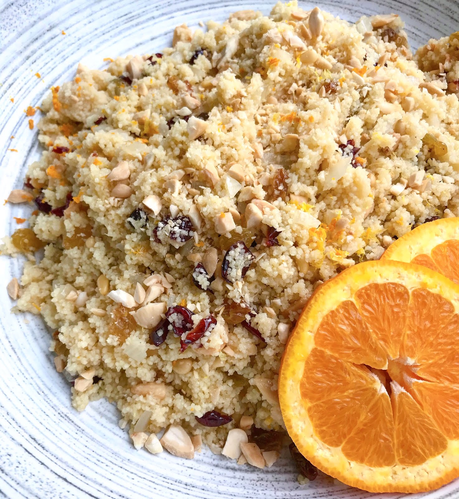 Toasted Nut and Dried Fruit Couscous • Chef Jen