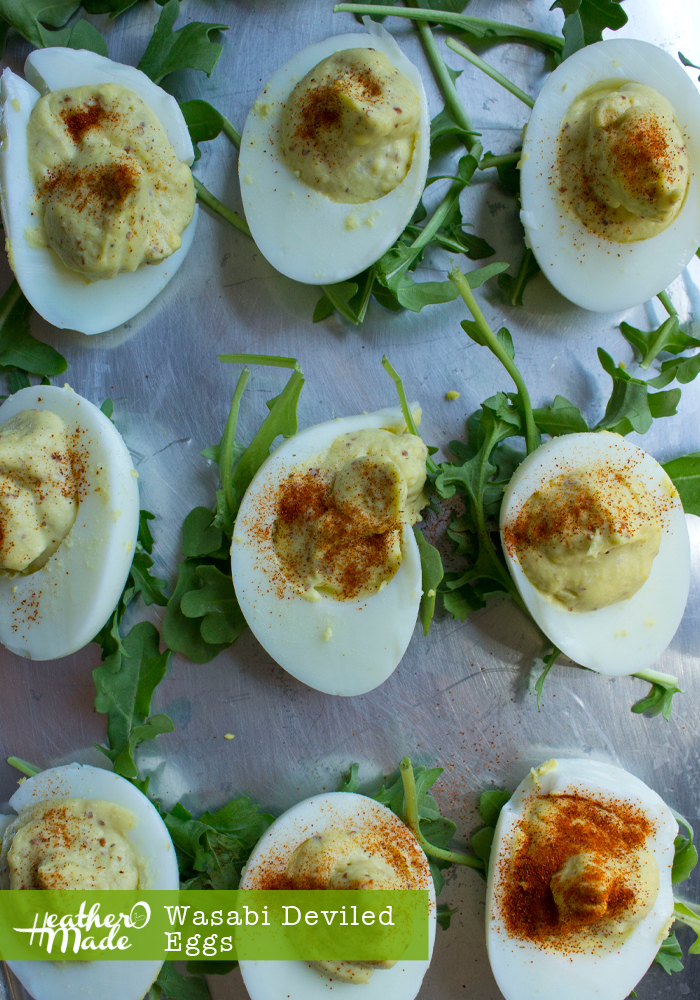 Heather O Made Wasabi Deviled Eggs
