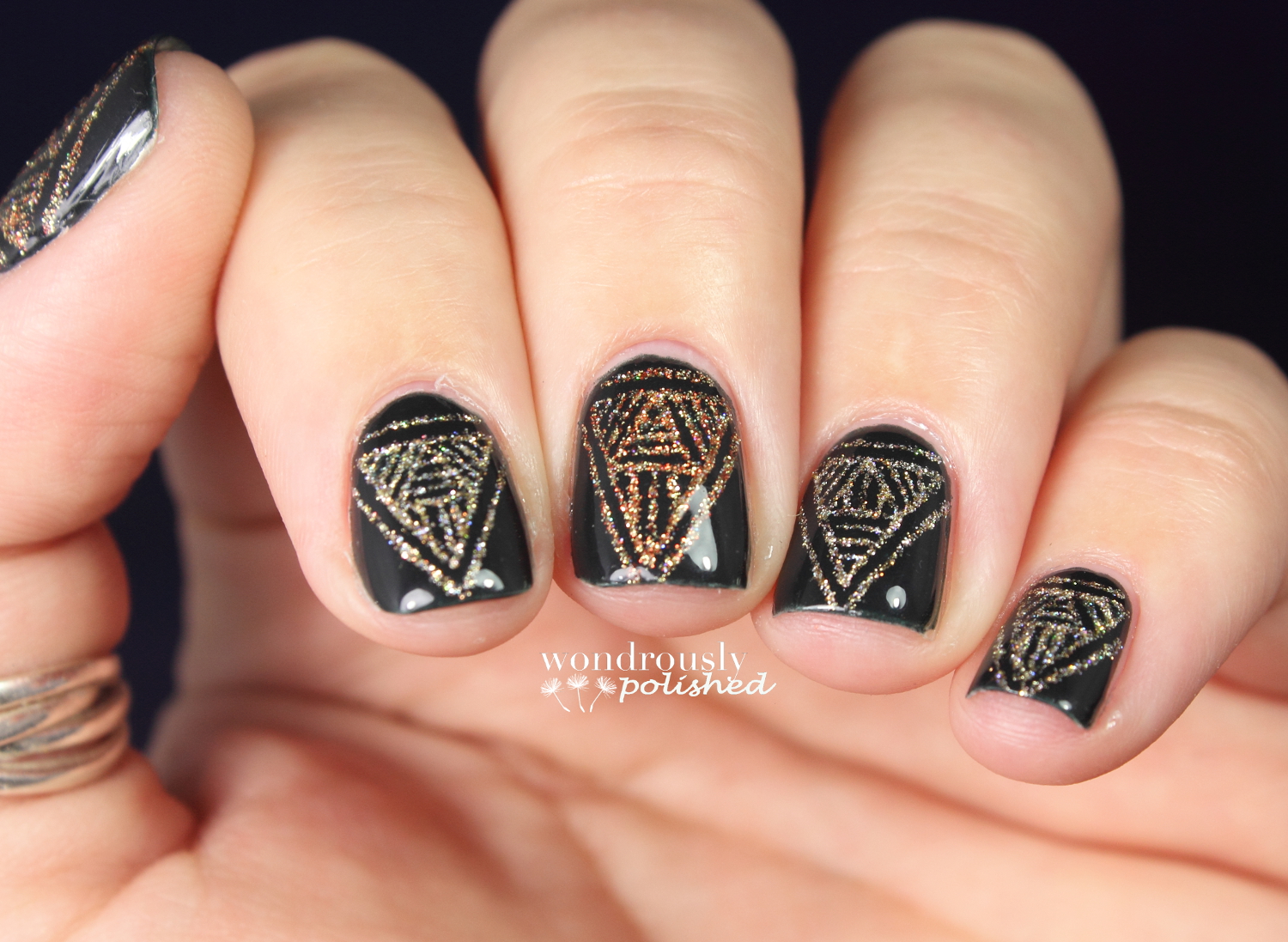 Wondrously Polished 31 Day Nail Art Challenge Day 17 Glitter