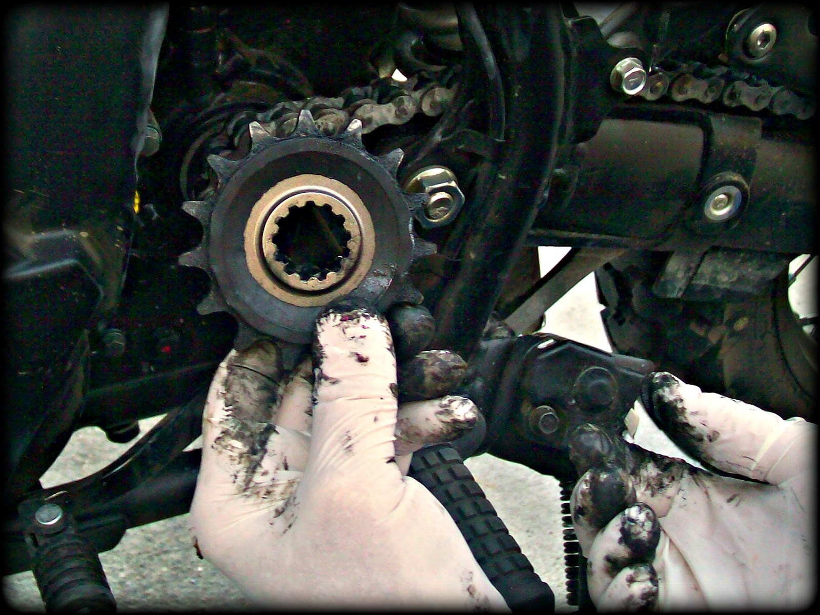 KLR650 Adventures KLR650 16t Drive Sprocket Install