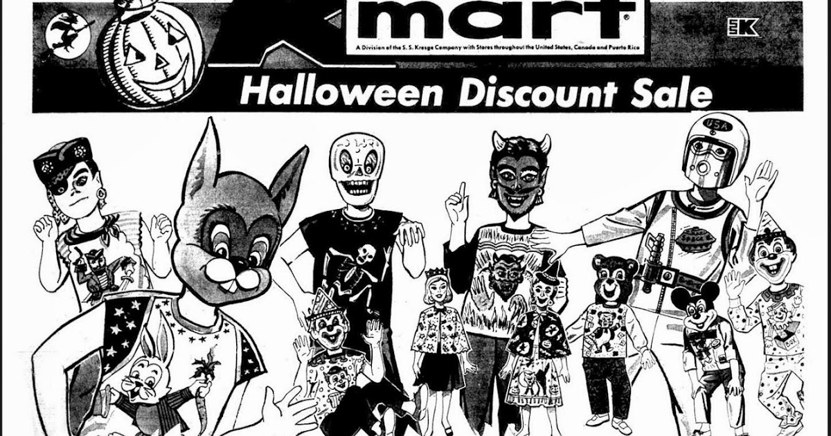 Brady's Bunch of Lorain County Nostalgia Kmart Halloween Ad October