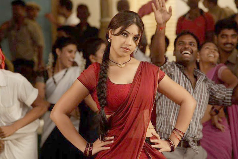 Richa Gangopadhyay Hot Stills In Osthi Movie cleavage