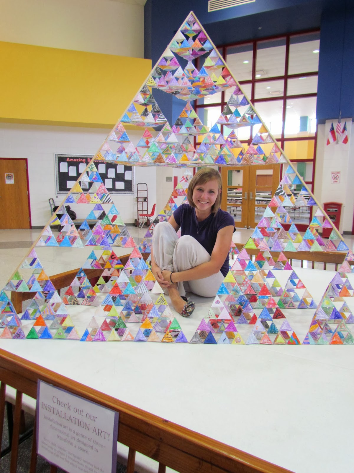 Bring Your Paintbrush Elementary Installation Art