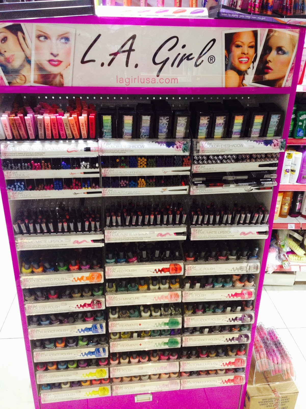 LAGOS DISCOVERIES L.A. GIRLS MAKEUP STAND Beauty In Lagos