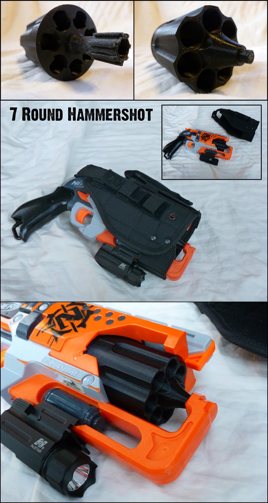 nerf hammershot grip
