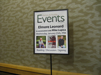 The Finto File Writers Elmore Leonard And Mike Lupica At Barnes