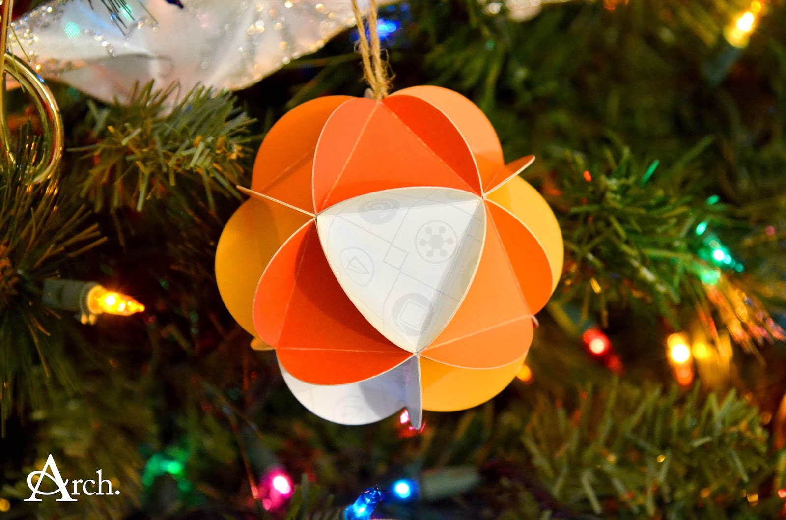 andrea arch 12 days of diy ornaments christmas card ornament christmas cards