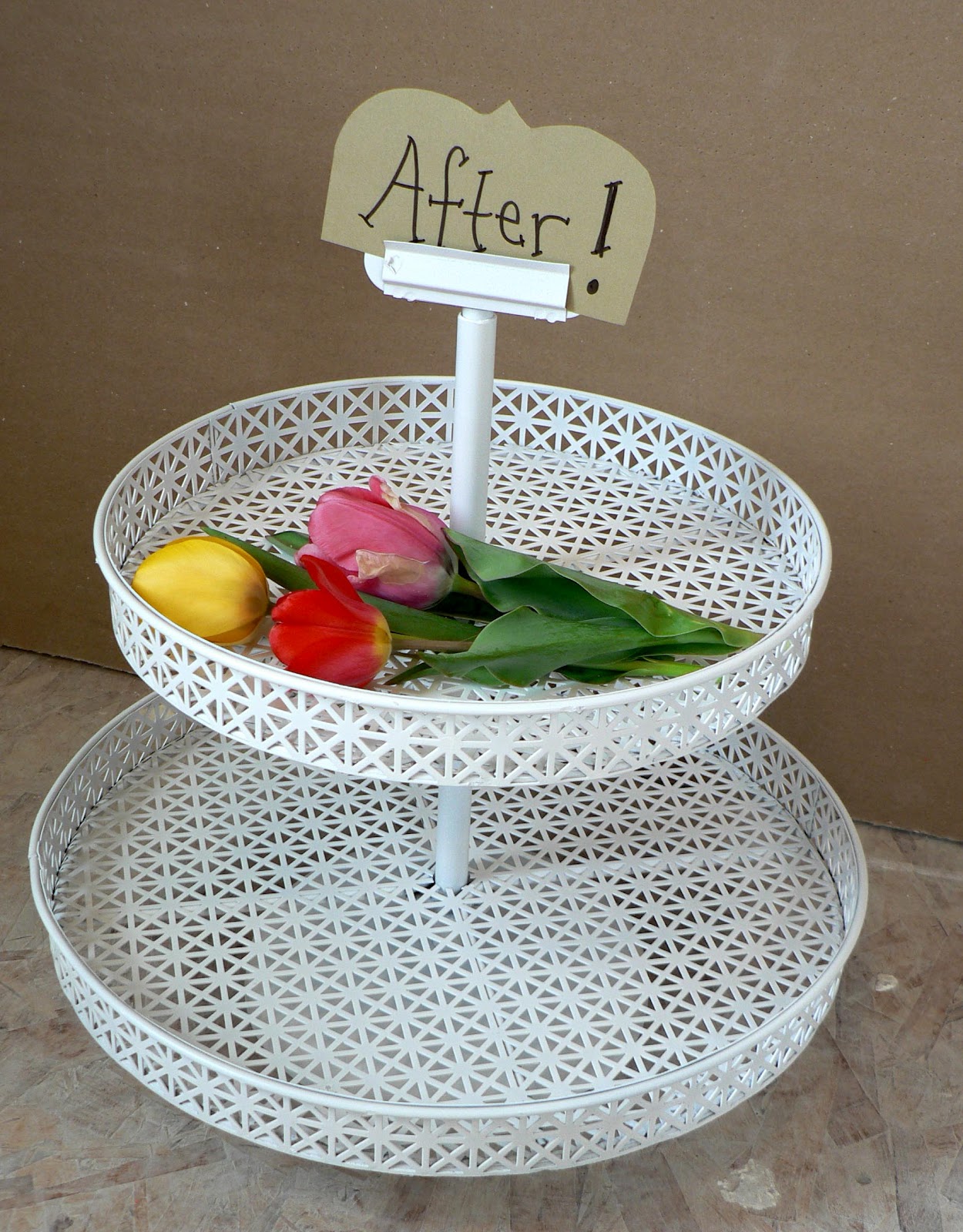 Trash to Treasure Stacked Serving Trays Bless This Mess