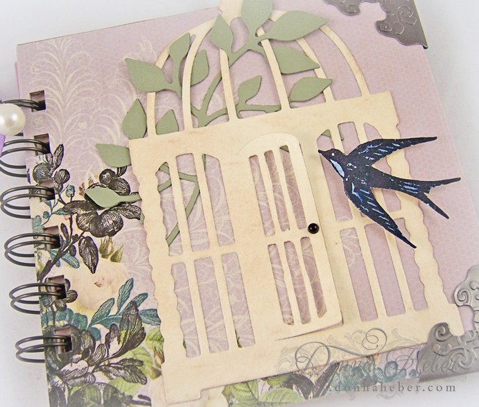 Donna's Designs Birdcage Mini Book