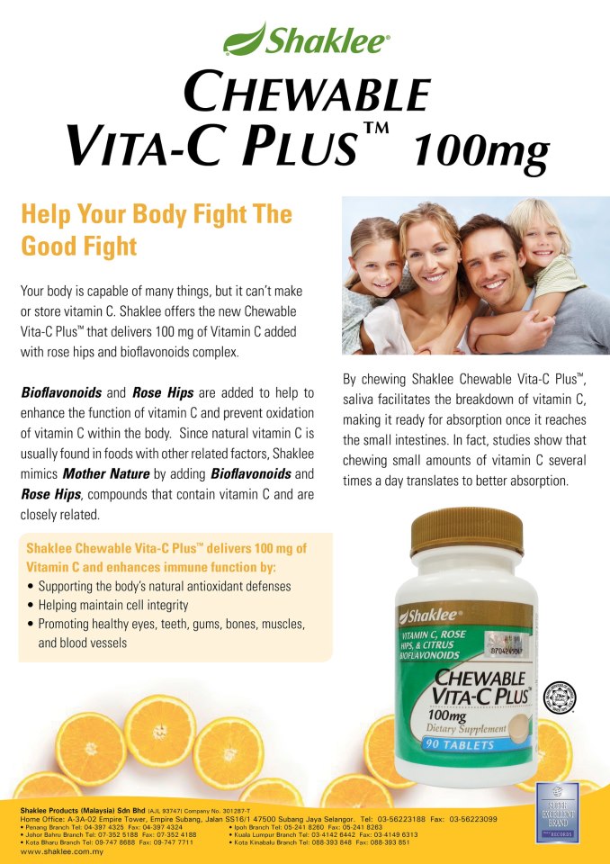 JeMaRi AsMaRa VITAMIN C SHAKLEE