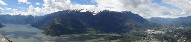 panoramic view from second summit of the chief