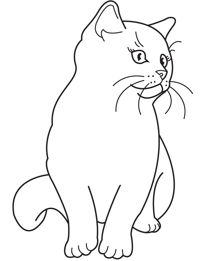 Coloring Pages Cats and Kittens Coloring Pages Free and Printable